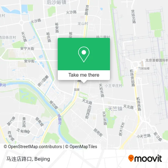 马连店路口 map