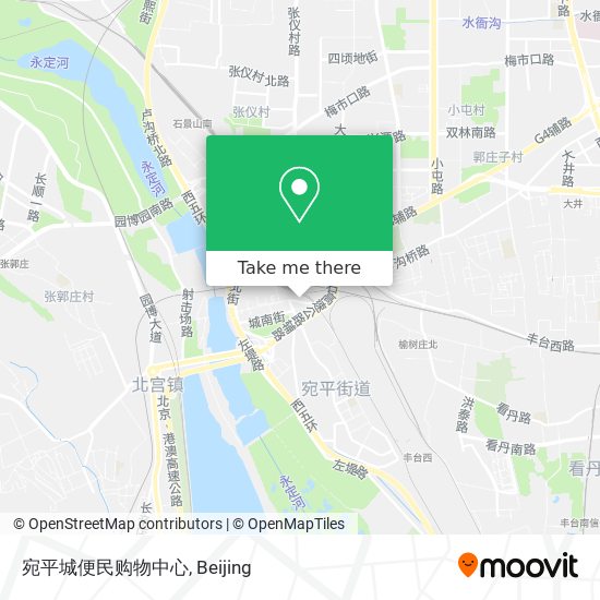 宛平城便民购物中心 map