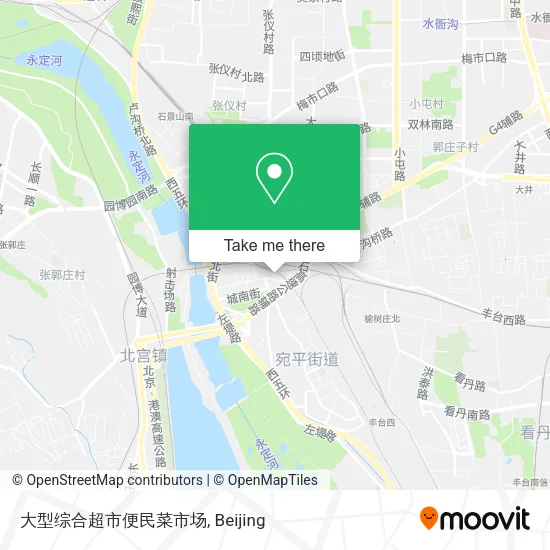 大型综合超市便民菜市场 map