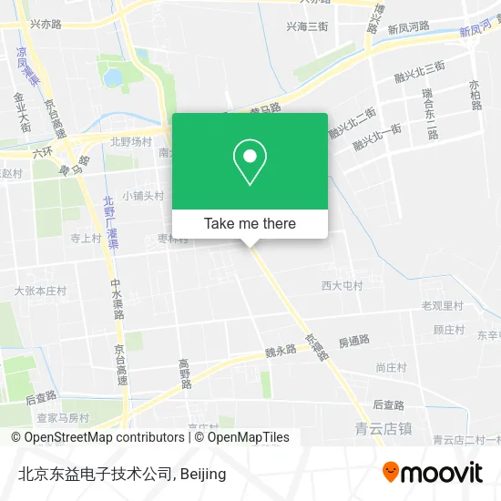 北京东益电子技术公司 map