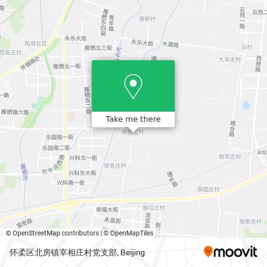 怀柔区北房镇宰相庄村党支部 map