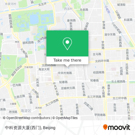 中科资源大厦(西门) map