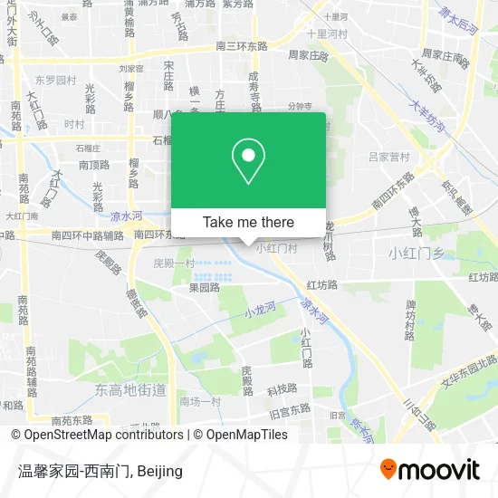 温馨家园-西南门 map