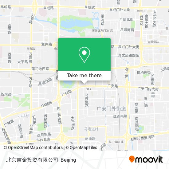 北京吉金投资有限公司 map