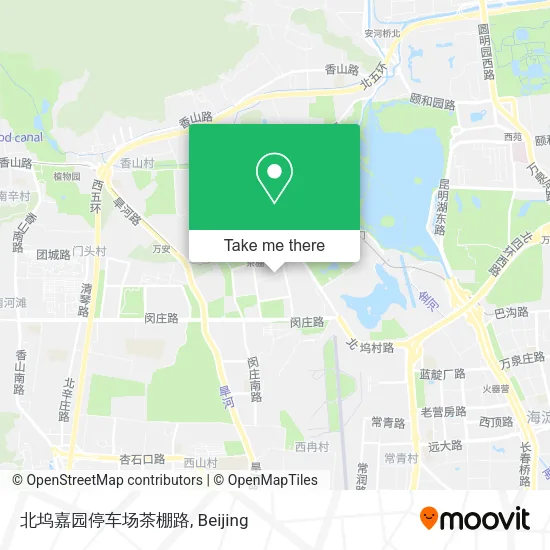 北坞嘉园停车场茶棚路 map