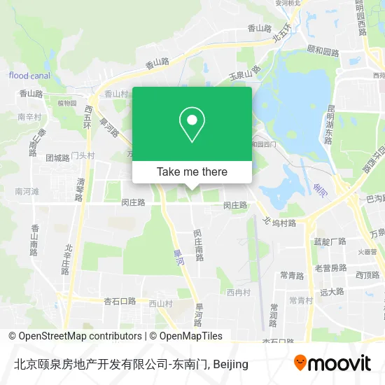 北京颐泉房地产开发有限公司-东南门 map