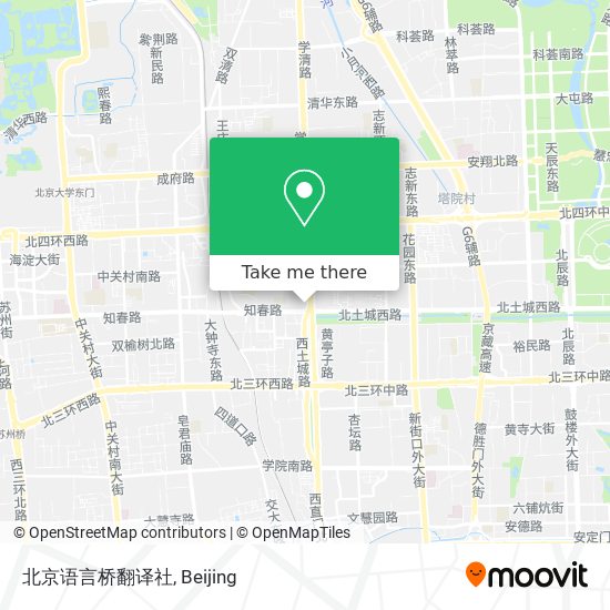 北京语言桥翻译社 map