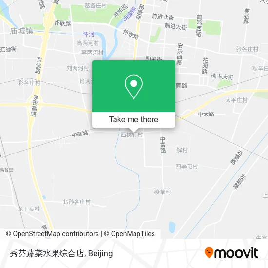 秀芬蔬菜水果综合店 map