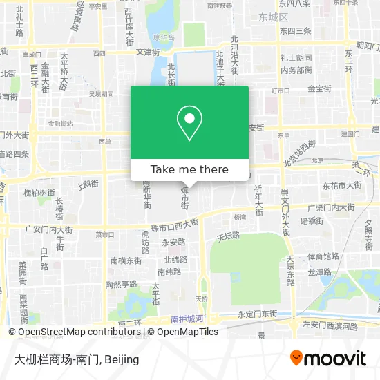 大栅栏商场-南门 map