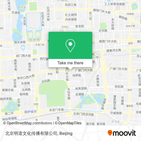 北京明道文化传播有限公司 map