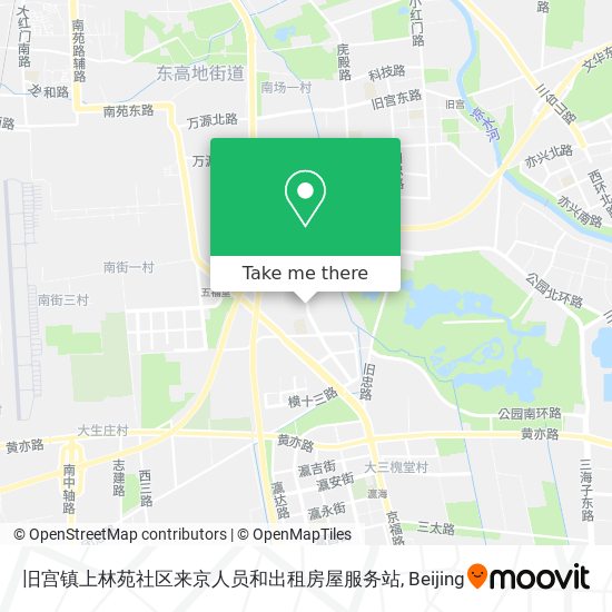 旧宫镇上林苑社区来京人员和出租房屋服务站 map