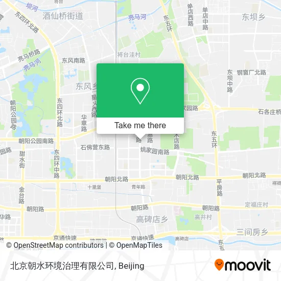 北京朝水环境治理有限公司 map