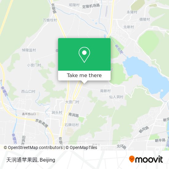 天润通苹果园 map