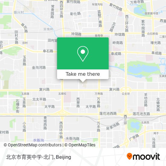 北京市育英中学-北门 map