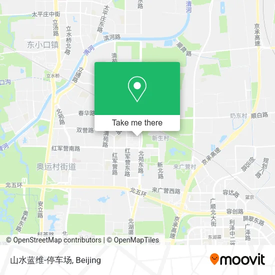 山水蓝维-停车场 map