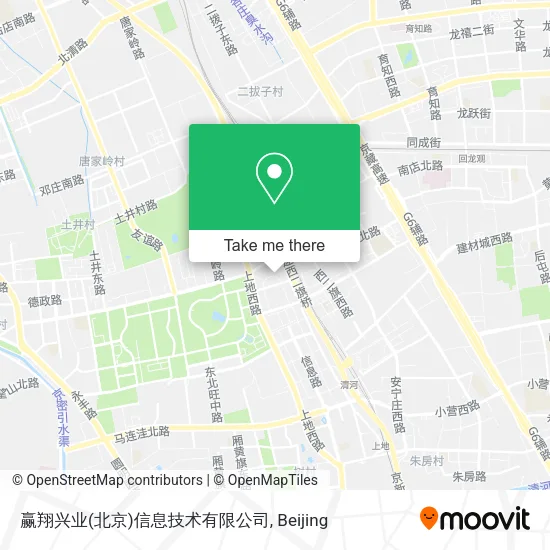 赢翔兴业(北京)信息技术有限公司 map
