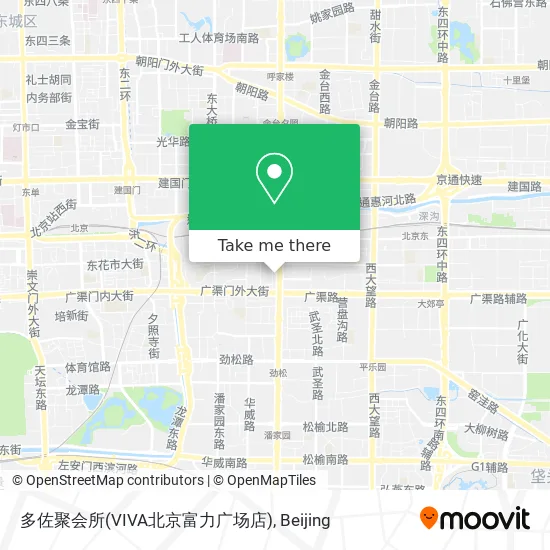 多佐聚会所(VIVA北京富力广场店) map