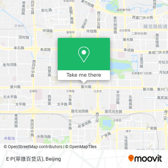 E·P(翠微百货店) map