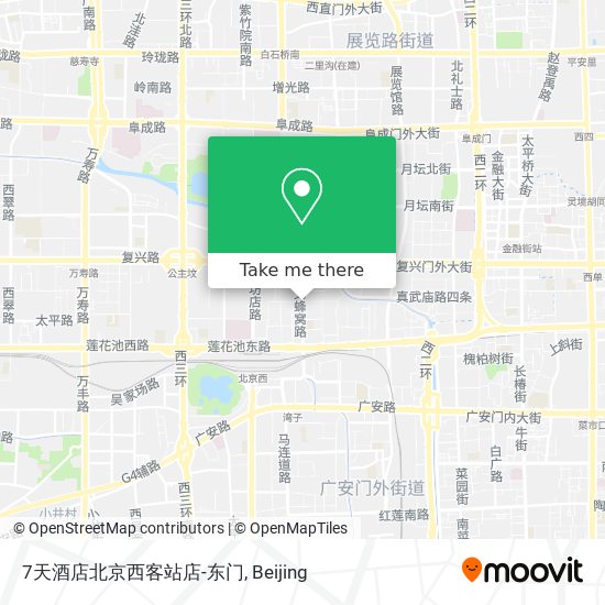 7天酒店北京西客站店-东门 map