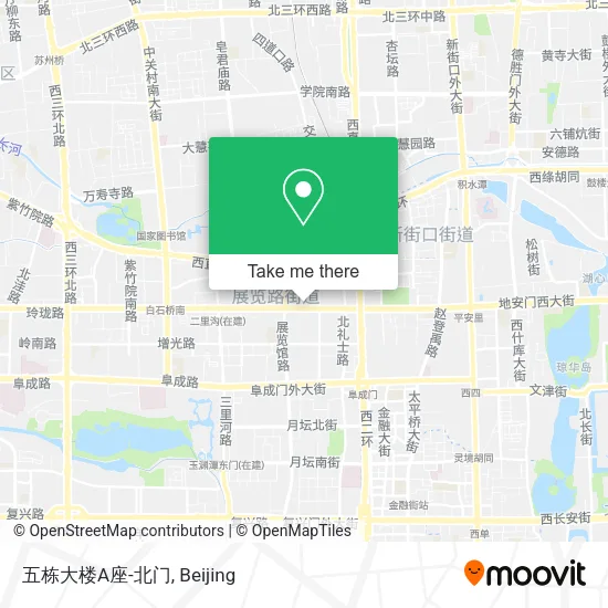 五栋大楼A座-北门 map