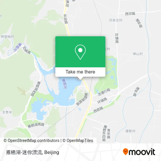 雁栖湖-迷你漂流 map