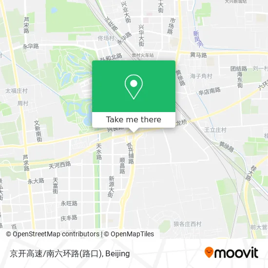 京开高速/南六环路(路口) map