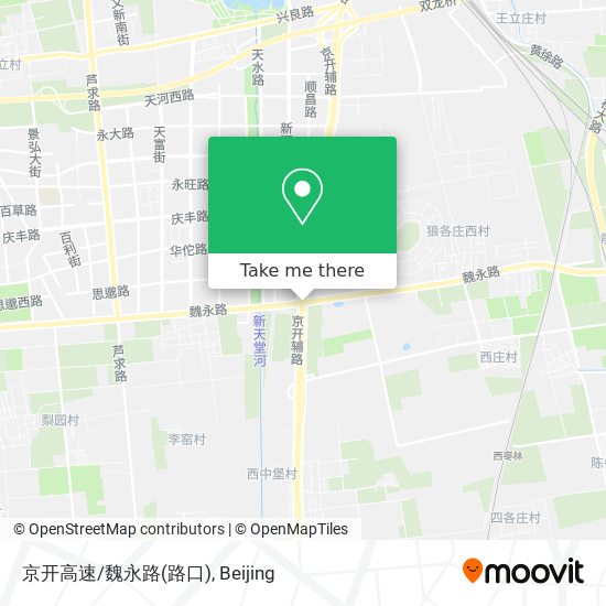 京开高速/魏永路(路口) map