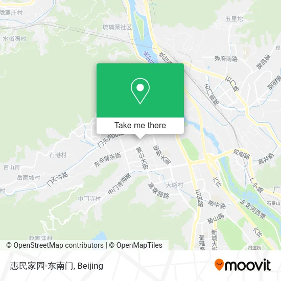 惠民家园-东南门 map