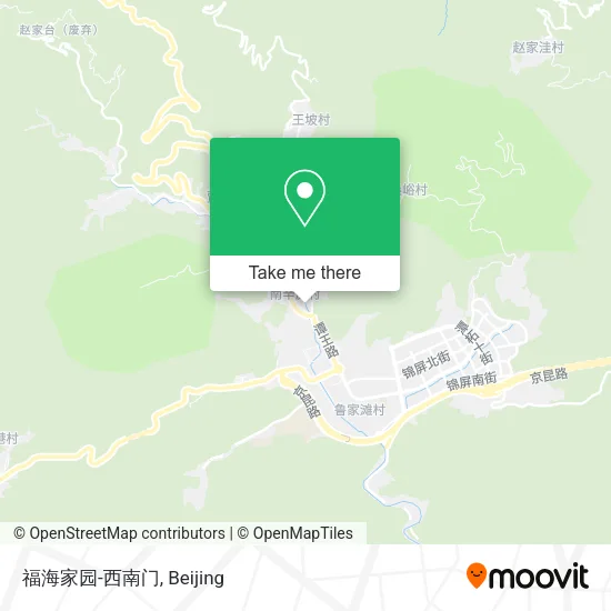 福海家园-西南门 map