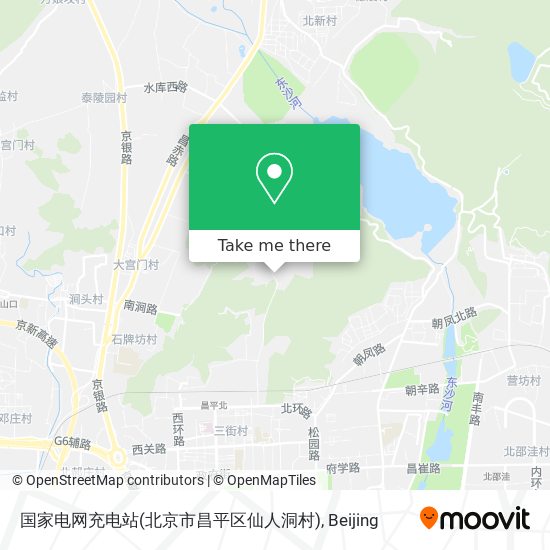 国家电网充电站(北京市昌平区仙人洞村) map