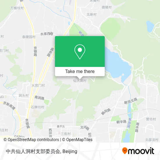 中共仙人洞村支部委员会 map