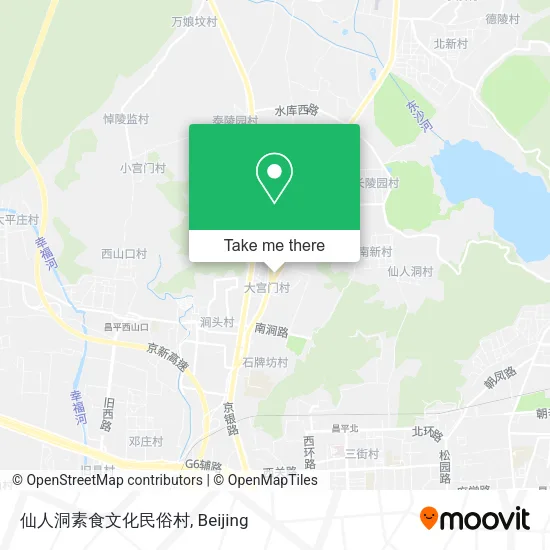 仙人洞素食文化民俗村 map