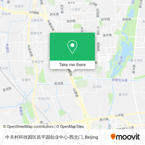 中关村科技园区昌平园创业中心-西北门 map
