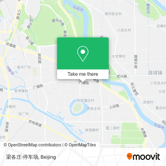 梁各庄-停车场 map