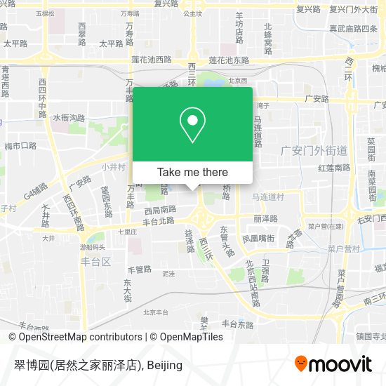 翠博园(居然之家丽泽店) map