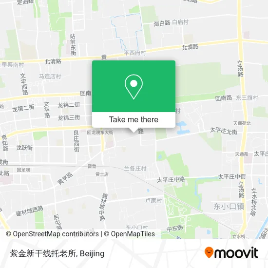 紫金新干线托老所 map