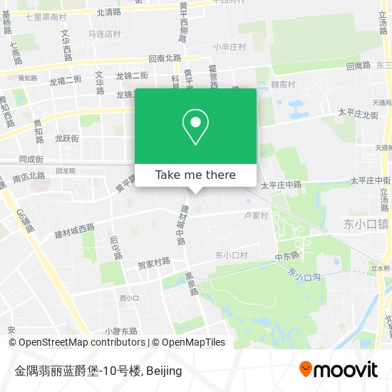 金隅翡丽蓝爵堡-10号楼 map
