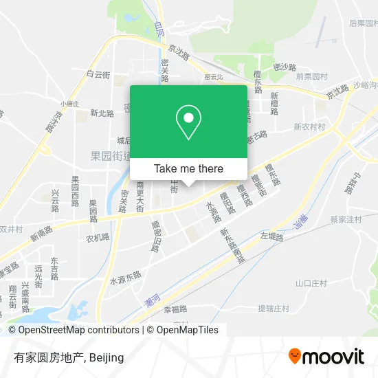 有家圆房地产 map