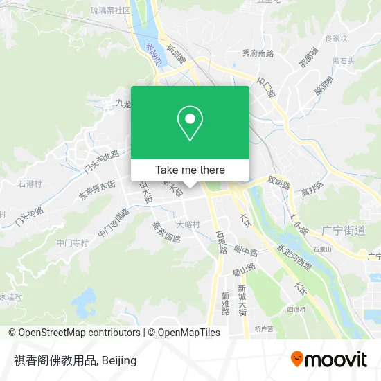 祺香阁佛教用品 map