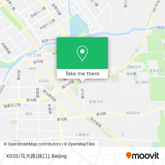 X020/马大路(路口) map