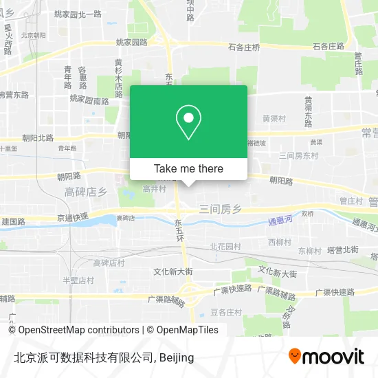 北京派可数据科技有限公司 map
