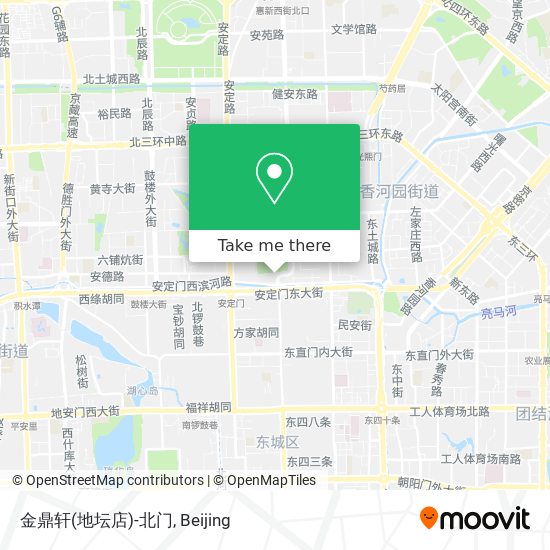 金鼎轩(地坛店)-北门 map