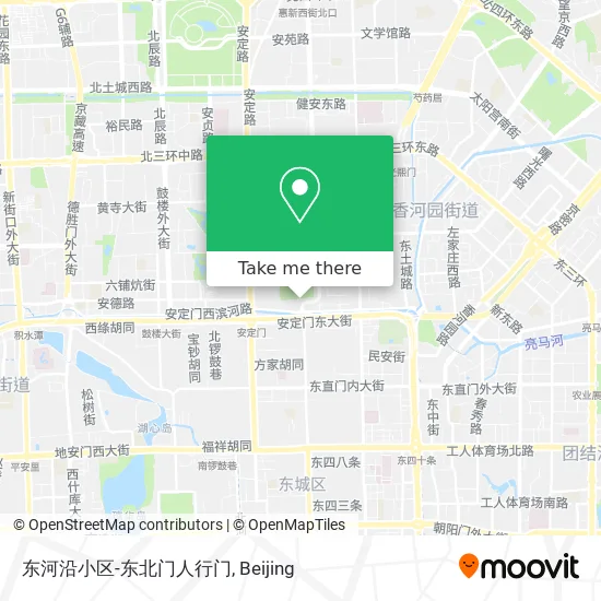 东河沿小区-东北门人行门 map