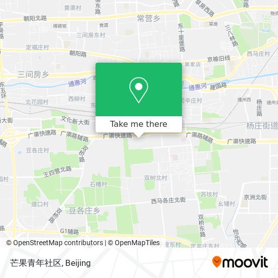 芒果青年社区 map