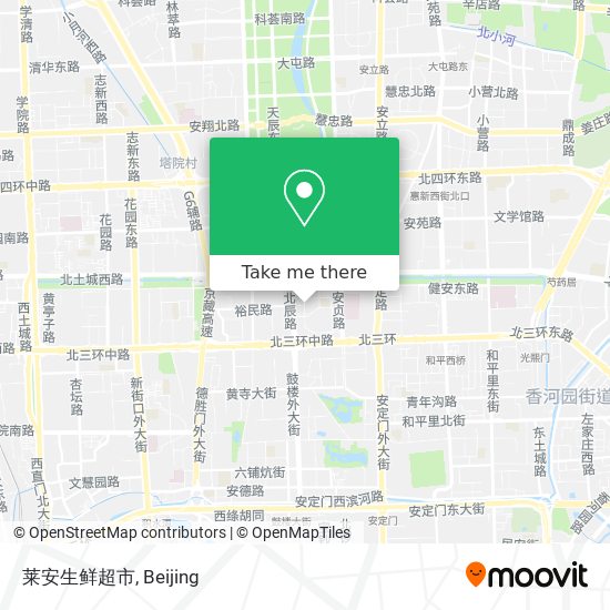 莱安生鲜超市 map