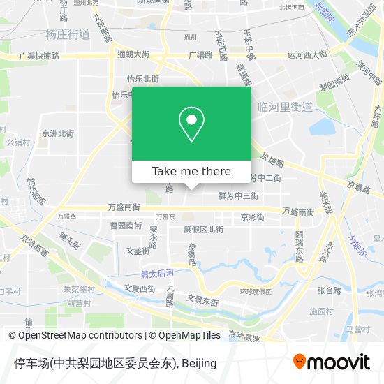 停车场(中共梨园地区委员会东) map