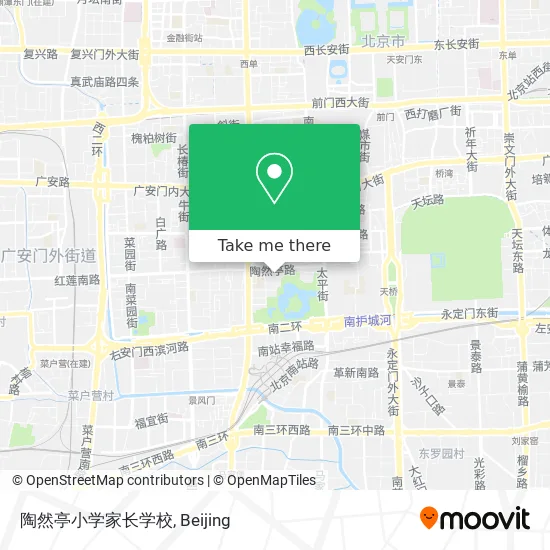 陶然亭小学家长学校 map