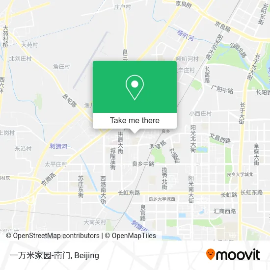 一万米家园-南门 map