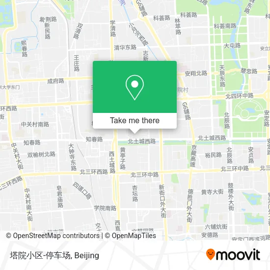 塔院小区-停车场 map
