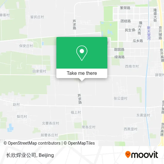 长欣焊业公司 map